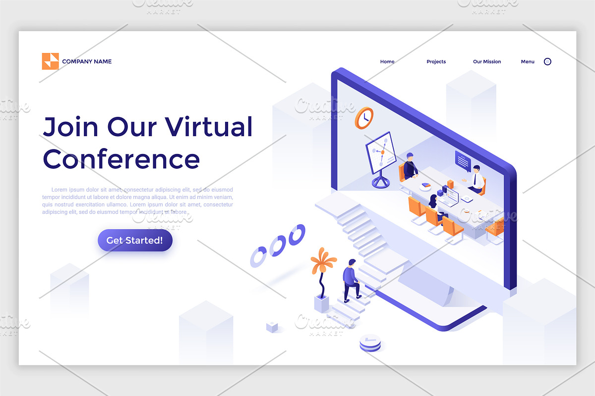 Isometric Solutions Mini. Part 10, a Templates & Theme by Andrew Kras Design (Photo 8 of 16)