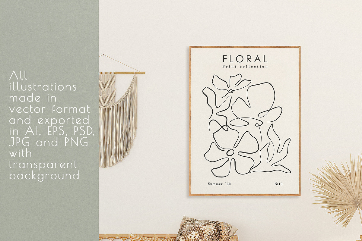 Abstract Floral collection, an Illustration by Anna.Klets (Photo 6 of 12)