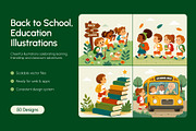 50 Back to School Education, an Education Illustration by Creative Stall (Thumbnail 1 of 11)