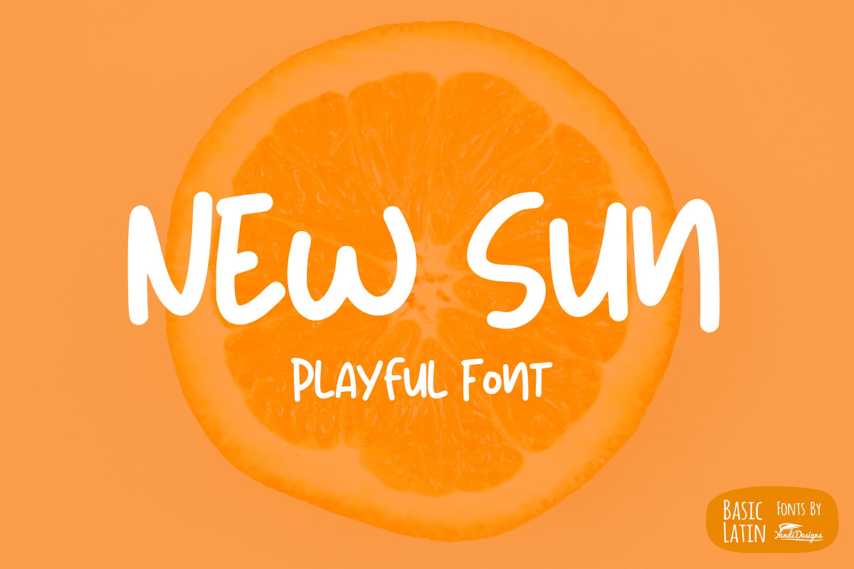 New Sun Playful Font