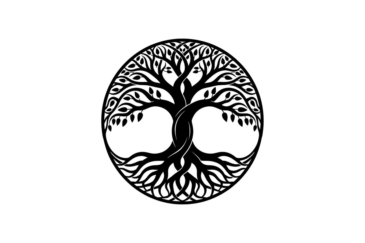 Tree of Life Circle SVG Bundle, an Illustration by Gfx_Store (Photo 29 of 50)