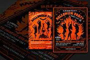Halloween Party Flyer template, a Person Illustration by Moloko88 (Thumbnail 2 of 3)
