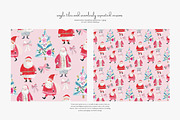 pastel Christmas seamless patterns, a Pattern Graphic by Patishop Art (Thumbnail 8 of 10)