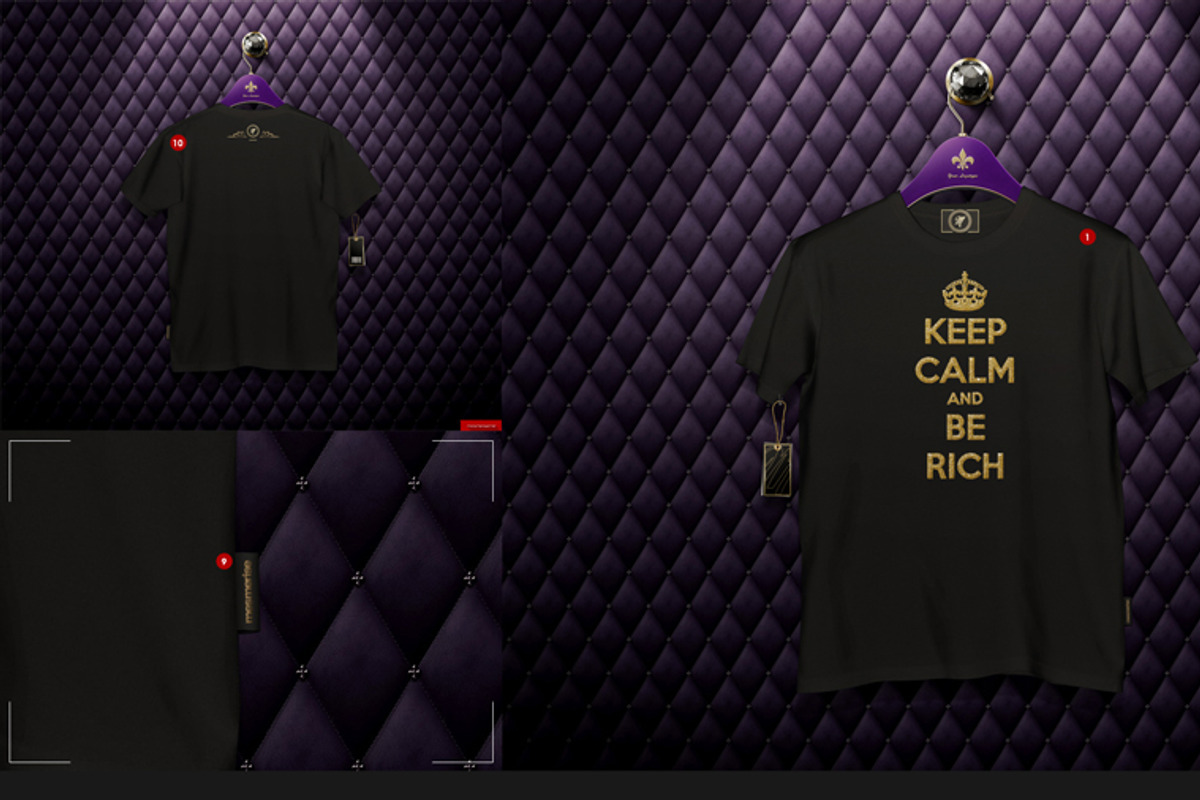 Men's T-shirt On 5 Stages Mock-up, a Hoody Mockup by Mocca Mockups Store (Photo 50 of 69)