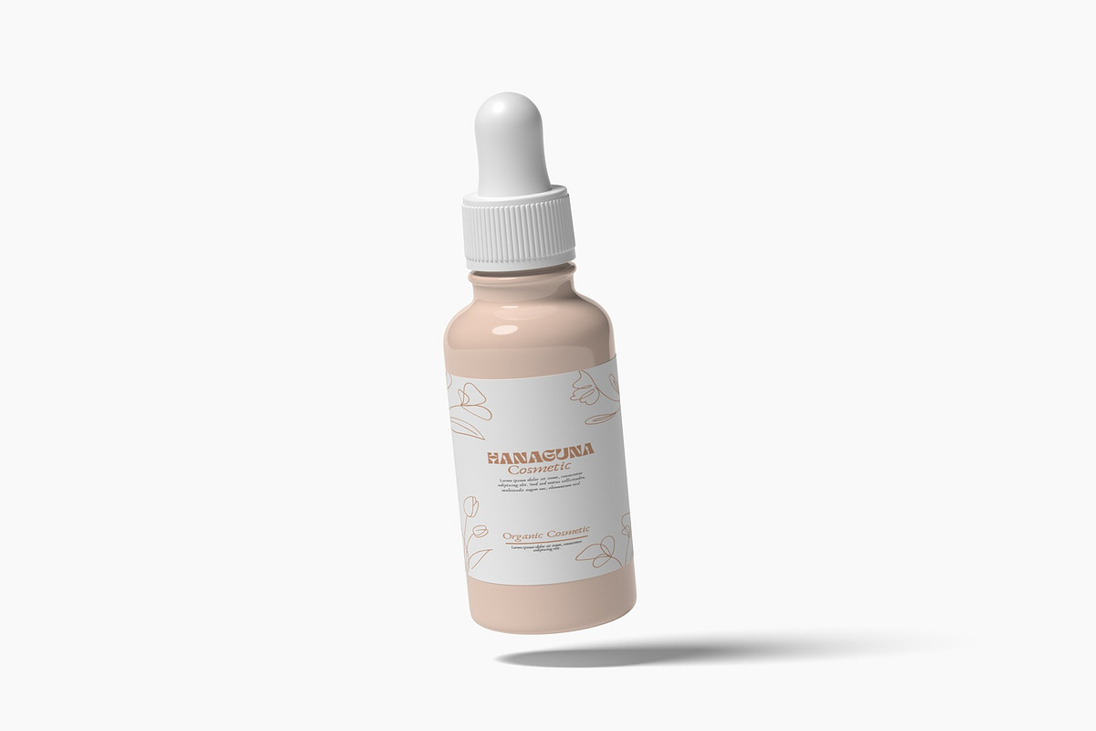 Dropper Bottle Mockup, a Packaging Mockup by suciamairastd (Photo 3 of 6)