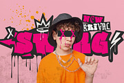 Vandal Street Graffiti Font, a Symbol Font by alit design (Thumbnail 2 of 23)