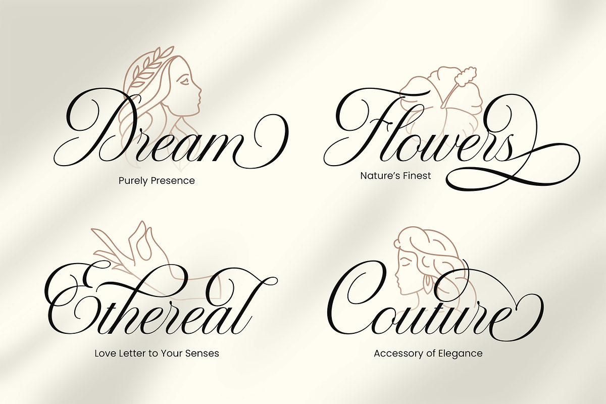 Revinda - Modern Cursive Script Font, a Script Font by Pixesia Studio (Photo 10 of 12)