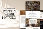 Elegant Boho Wedding Website Invite, a Templates & Theme by JOA CREATIVE LAB (Thumbnail 1 of 8)