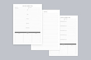 Marketing Planning Pages Set V-08, a Stationery Template by shahsoft (Thumbnail 2 of 3)