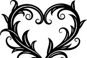 Decorative Heart Silhouette Bundle, an Illustration by Designs_River (Thumbnail 20 of 45)