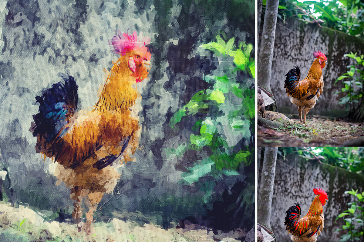 Canvas Oil Painting, an Action Add-On by MRI STUDIO (Photo 13 of 16)