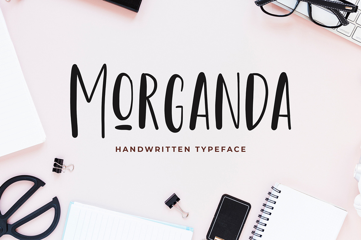 Morganda Handwritten Font, a Sans Serif Font by Formatika Studio