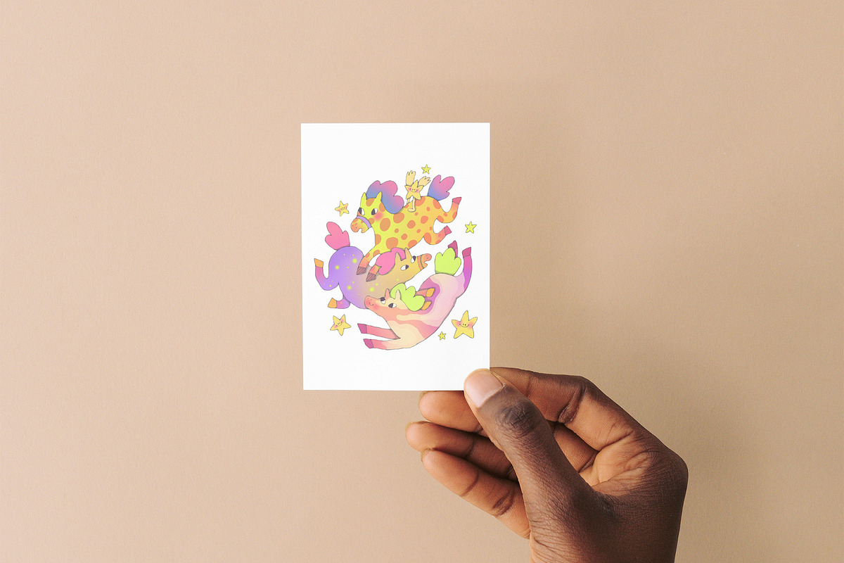 Magicla Horses, an Animal Illustration by Anastasiya Klempach (Photo 6 of 9)