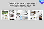 Editable Tabloid-Style Newspaper, a Magazine Template by Oshin Design (Thumbnail 4 of 6)