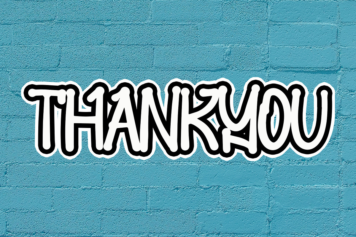 MERDIE Monoline Graffiti Font, a Handwritten Font by NTC Graphic (Photo 9 of 9)