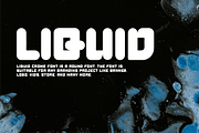 Liquid Crome - Round Font, a Sans Serif Font by Iqsiart Studio (Thumbnail 2 of 8)
