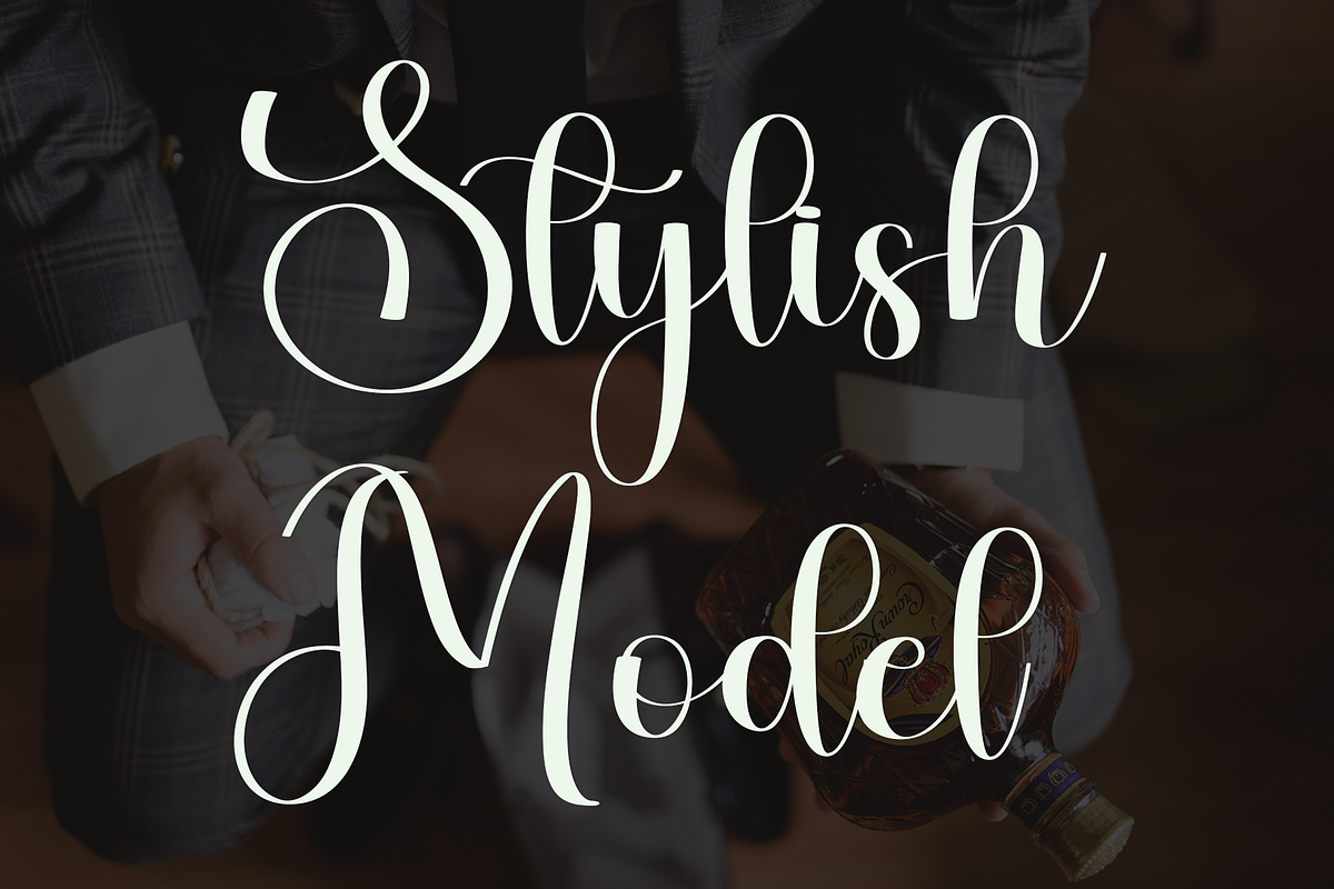 Stylish Whiskey, a Handwritten Font by FreshTypeINK (Photo 3 of 7)