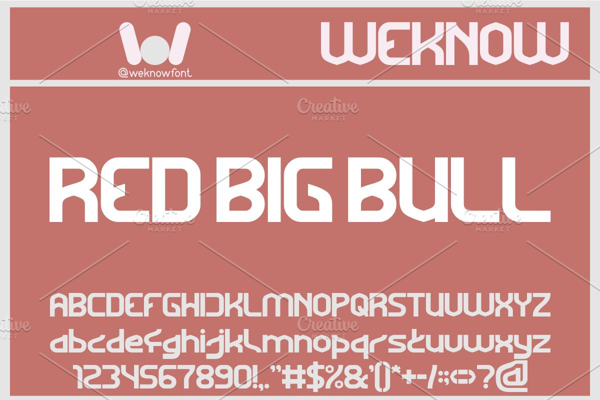 Elephant Font, a Font by weknow (Photo 3 of 8)
