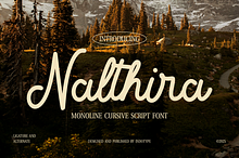 Nalthira - Monoline Cursive Script