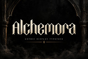 Alchemora, a Blackletter Font by Wow Magic (Thumbnail 1 of 4)