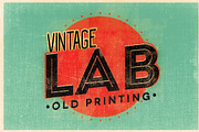 Vintage Lab - Old Printing, a Layer Style Add-On by Creative Media Co (Thumbnail 1 of 5)