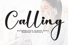 Calling | Script Font