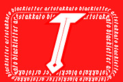 Stakkato Blackletter Font, a Blackletter Font by cromatixclassroom (Thumbnail 1 of 4)