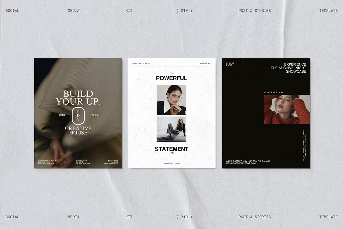 OREN | Social Media Kit Bundle, a Social Media Template by Prapti Design (Photo 7 of 10)