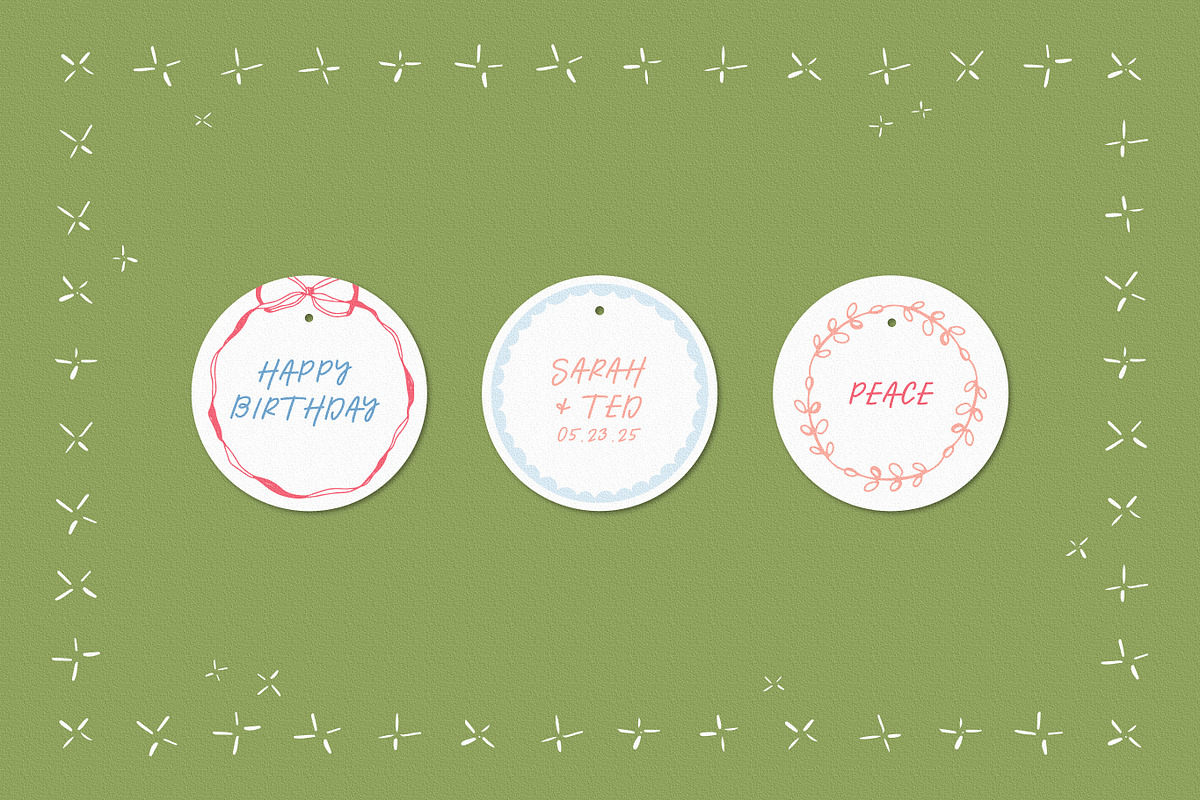 35 Whimsical Vector Borders + Frames, an Object Graphic by Design by Laney (Photo 3 of 14)