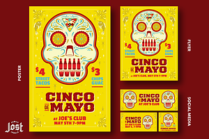 Cinco De Mayo Poster, Flyer, Social