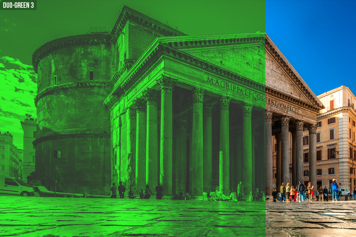 Duo-Green Duotone Photoshop Action, an Action Add-On by Claudiu Gabriel (Photo 5 of 6)