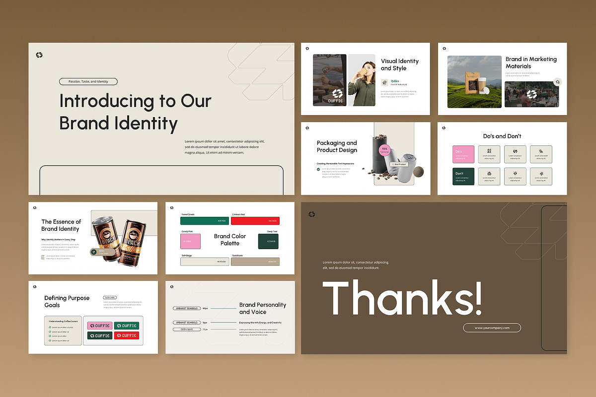 Brand Identity Guideline PowerPoint, a Presentation Template by Antstheme (Photo 4 of 4)