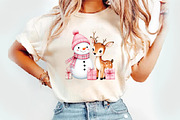 Pink My First Christmas Png, an Illustration by Watercolor design (Thumbnail 3 of 3)