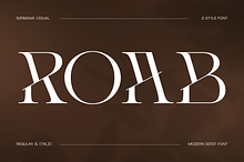 Roab Luxury - Branding Logo Font