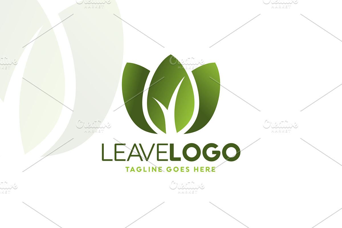 Green Leaf Logo, a Branding & Logo Template by GenesisCreativeCo (Photo 1 of 2)