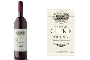 Fake Premium Wine Label