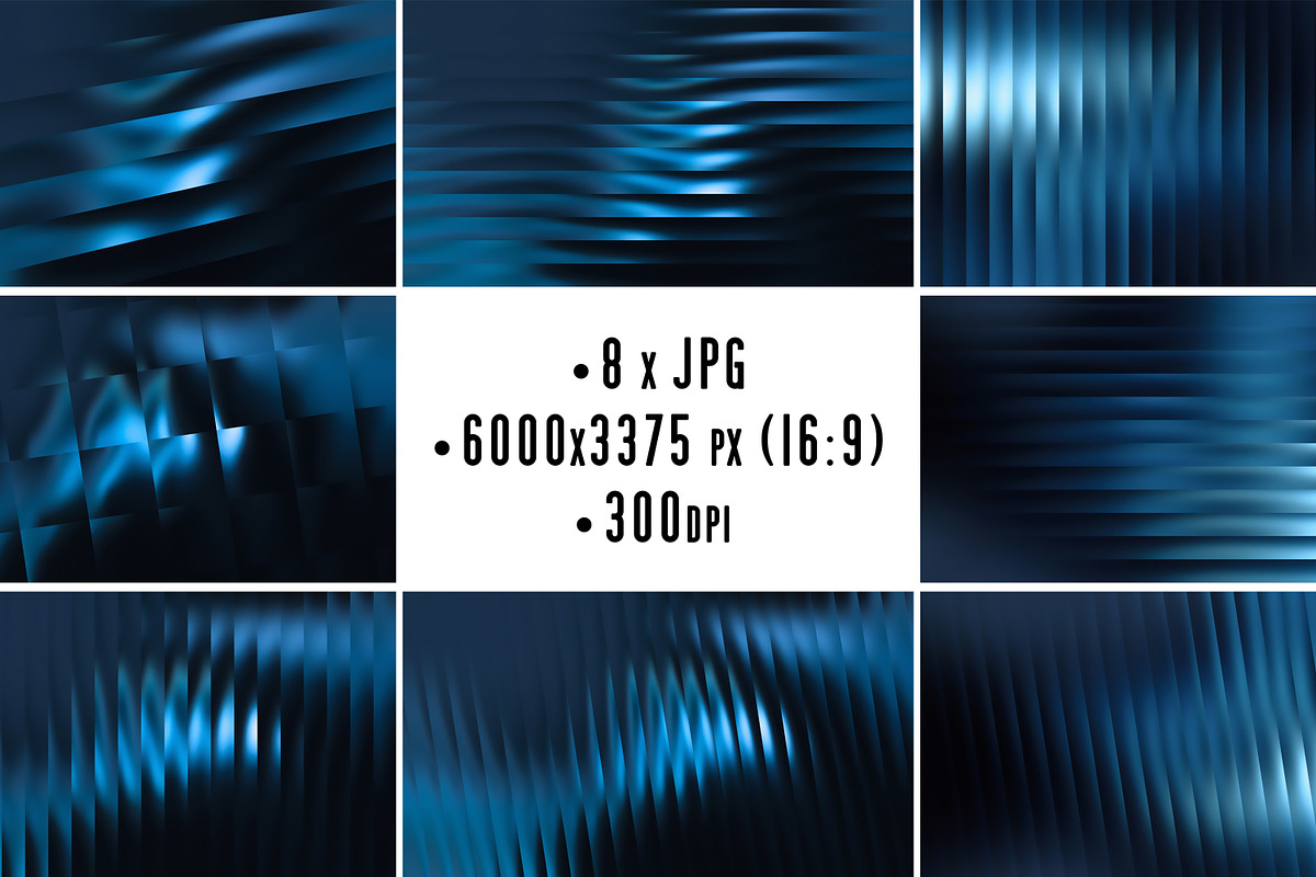 Set of Blue Glass Backgrounds, a Background Graphic by BazziBa♥ (Photo 1 of 3)