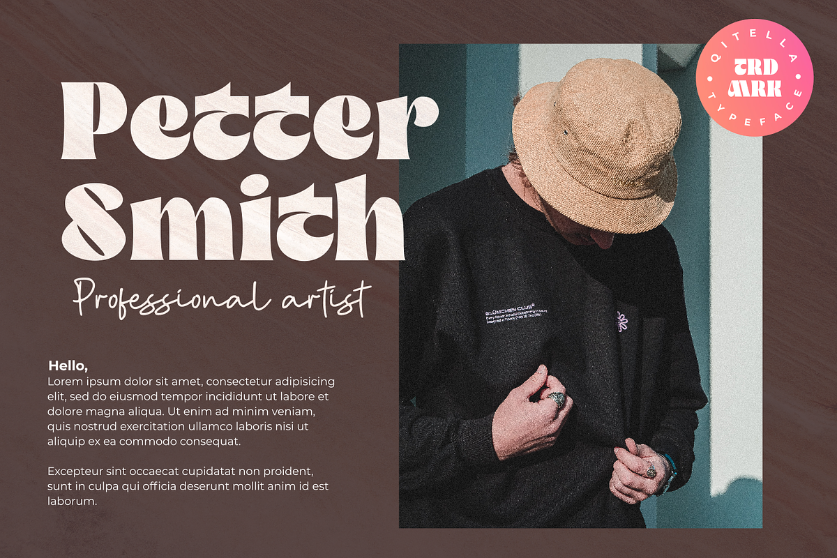 Qitella Modern Stylist Font, a Serif Font by zeenesia (Photo 6 of 15)