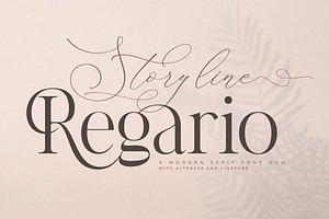 Storyline Regario Font Duo