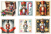 Christmas Nutcracker Postage Stamp, an Illustration by Designking (Thumbnail 2 of 5)