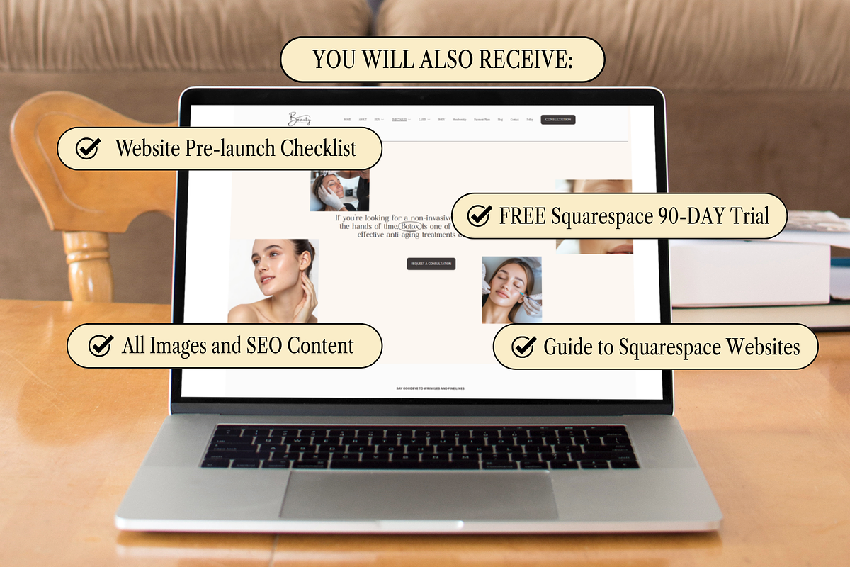 Medspa Aesthetician Website Design, a Squarespace Template by HAYAG Creatives (Photo 8 of 9)