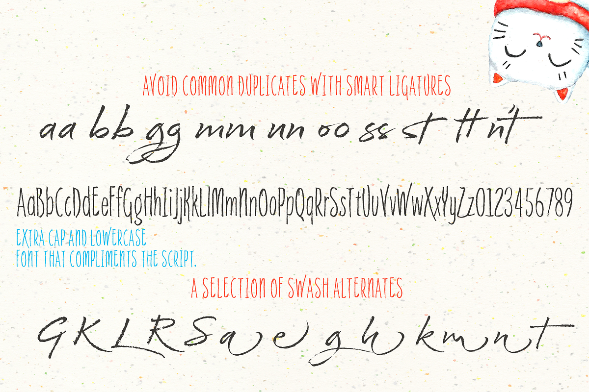 Cherry Blossoms Script Typeface preview 5