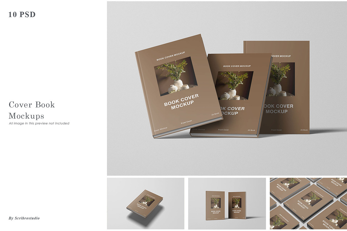 Cover Book Mockups, a Books & Magazine Mockup by scribrostudio (Photo 1 of 11)