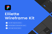 Elliette Wireframe Kit, an UI Kit Template by Lumina_ui_ux202 (Thumbnail 1 of 8)