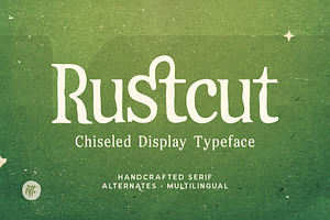 Rustcut - Serif Font