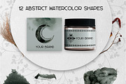 Mystical linocut boho. Celestial set, a Background Graphic by KomannaArt (Thumbnail 10 of 12)
