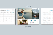 2026 Calendar. Photo Collage Layout. preview 2