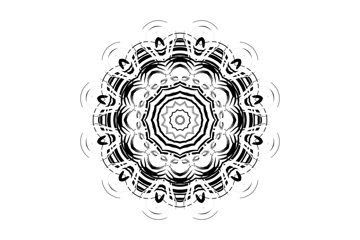 Decorative Mandala Digital Art Pack, a Decorative Illustration by NJ Himel (Photo 66 of 101)