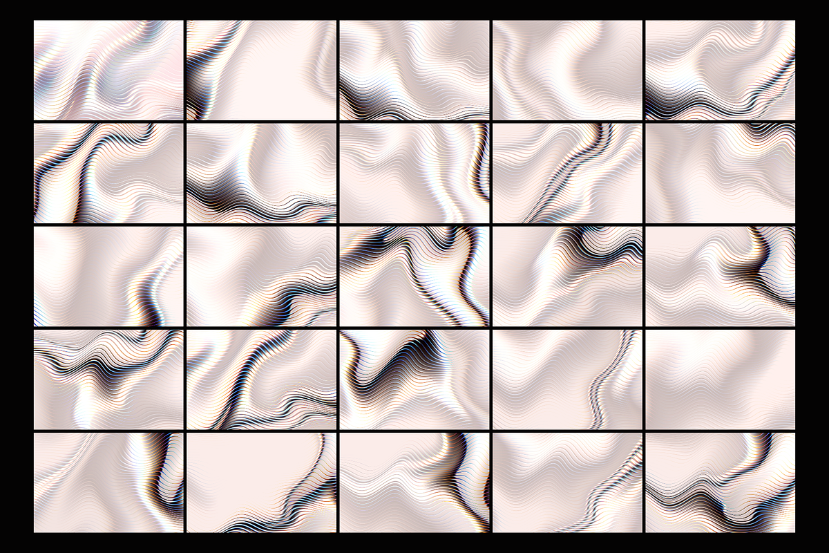 Flow Lines 25 Abstract Wavy Line, a Background Graphic by PopotLane (Photo 6 of 6)