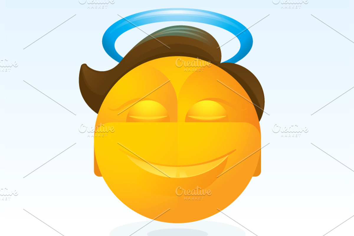 Saint Emoticon, a Graphic by Offshore Shop